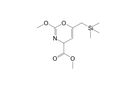 methyl 2-methoxy-6-(trimethylsilylmethyl)-4H-1,3-oxazine-4-carboxylate