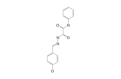 1-(p-hydroxybenzylidene)-s-phenylsemioxamazide