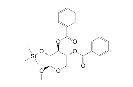 Methyl-3,4-di-O-benzoyl-2-O-trimethylsilyl.beta.-D-xylopyranosid