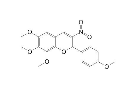 6,7,8-Trimethoxy-3-nitro-2-(4-methoxyphenyl)-2H-chromene