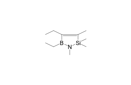 1-Aza-2-sila-5-boracyclopent-3-ene, 4,5-diethyl-1,2,2,3-tetramethyl-