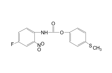 4-fluoro-2-nitrocarbanilic acid, p-(methylthio)phenyl ester