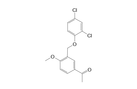 3'-[(2,4-dichlorophenoxy)methyl]-4'-methoxyacetophenone