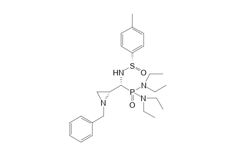 (1R,2R,sS)-Bis(diethylamino) .alpha.-(N-benzyl-2-aziridinyl)-.alpha.(N-tolylsulfonylamido)methanephosphoramide