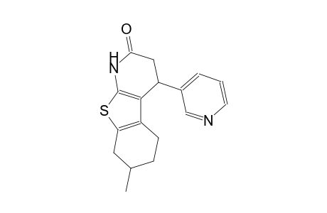 benzo[4,5]thieno[2,3-b]pyridin-2(1H)-one, 3,4,5,6,7,8-hexahydro-7-methyl-4-(3-pyridinyl)-