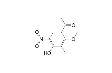 1-(2-Methoxy-3-methyl-5-nitro-4-oxidanyl-phenyl)ethanone
