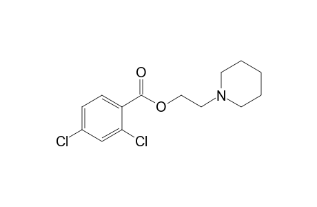 Benzoic acid, 2,4-dichloro-, 2-(1-piperidinyl)ethyl ester