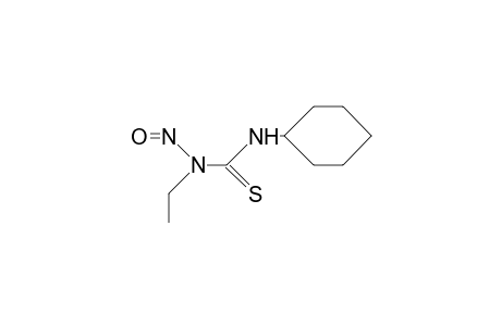 N3-Cyclohexyl-N1-ethyl-N1-nitrosothiourea