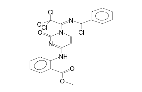 1-(1',1',1',4'-TETRACHLORO-4'-PHENYL-3'-AZA-2'-BUTEN-2'-YL)-2-OXO-4-ORTHO-METHOXYCARBANILINOPYRIMIDINE