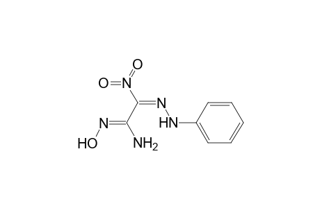 (1Z,2E)-N'-Hydroxy-2-nitro-2-(phenylhydrazono)ethanimidamide