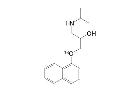 propranolol-(18)O