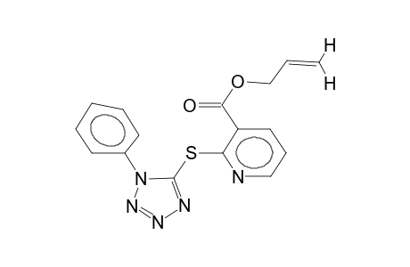 allyl 2-(1-phenyl-1H-5-tetrazolylthio)pyridine-3-carboxylate