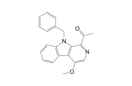 1-Acetyl-9-benzyl-4-methoxy-.beta.-carboline
