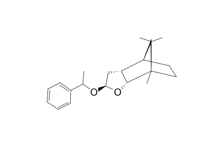 [2S-(2-ALPHA(R*),3A-ALPHA,4-ALPHA,7-ALPHA,7A-ALPHA)]-OCTAHYDRO-7,8,8-TRIMETHYL-2-(1-PHENYLETHOXY)-4,7-METHANOBENZOFURANE