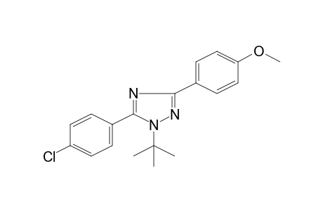 1-t-Butyl-5-(4-chlorophenyl)-3-(4-methoxyphenyl)-1H-[1,2,4]triazole