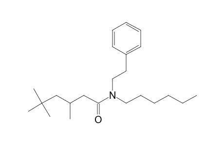 3,5,5-Trimethylhexanamide, N-(2-phenylethyl)-N-hexyl-