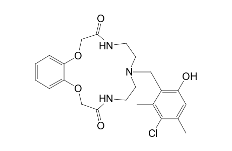 7-(3'-Chloro-6'-hydroxy-2',4'-dimethylbenzyl)-5,6,7,8,9,10-hexahydro-2H-1,13,4,7,10-benzodioxatriazacyclopentadecine-3,11(4H,12H)-dione