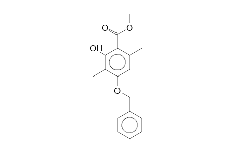 Methyl 4-(benzyloxy)-2-hydroxy-3,6-dimethylbenzoate