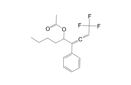 acetic acid (1-butyl-5,5,5-trifluoro-2-phenyl-penta-2,3-dienyl) ester