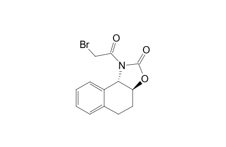N-(.alpha.-Bromoacetyl)-(4S,5S)-tetrahydronaphthalene-(1,2-d)oxazolidin-2-one