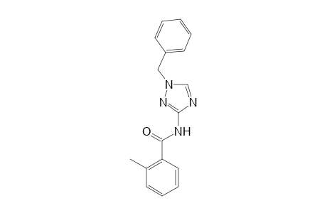 N-(1-Benzyl-1H-1,2,4-triazol-3-yl)-2-methylbenzamide
