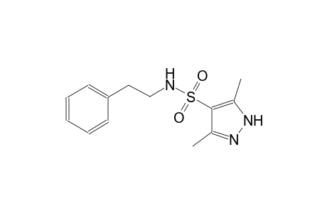 3,5-dimethyl-N-(2-phenylethyl)-1H-pyrazole-4-sulfonamide