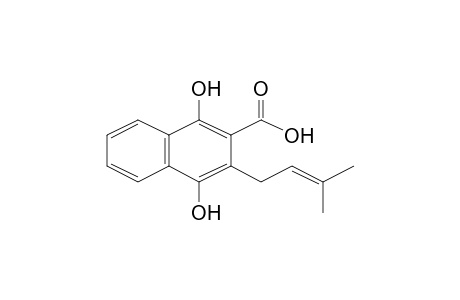 1,4-Dihydroxy-3-(3-methyl-2-butenyl)-2-naphthoic acid