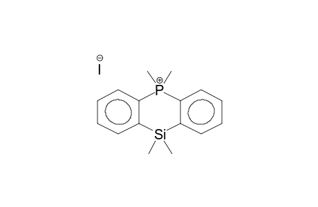 9,9,10,10-TETRAMETHYL-9,10-DIHYDRO-9-PHOSPHA-10-SILAANTHRENONIUM IODIDE