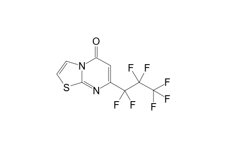 7-(1,1,2,2,3,3,3-heptafluoropropyl)-5-thiazolo[3,2-a]pyrimidinone