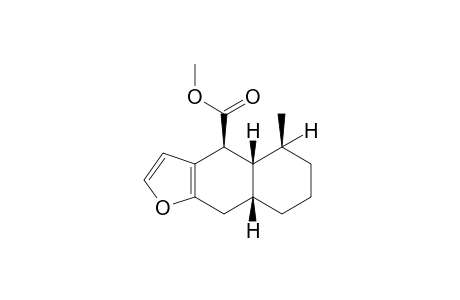 Methyl (4S,4aR,5R,8aR)-5-methyl-4,4a,5,6,7,8,8a,9-octahydronaphtho[2,3-b]furan-4-carboxylate