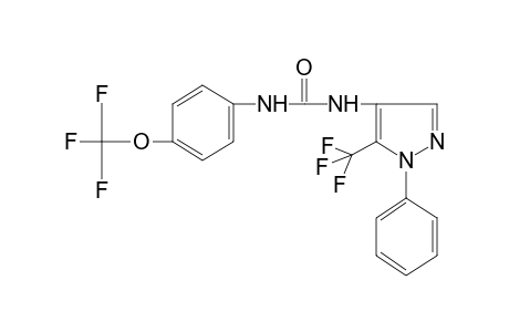 1-[1-phenyl-5-(trifluoromethyl)pyrazol-4-yl]-3-[p-(trifluoromethoxy)phenyl]urea