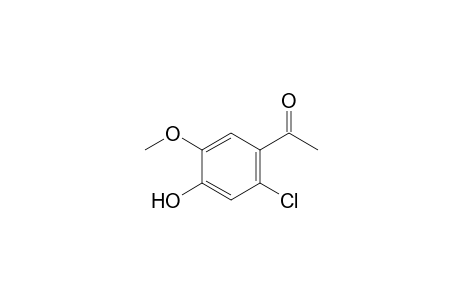 2'-chloro-4'-hydroxy-5'-methoxyacetophenone