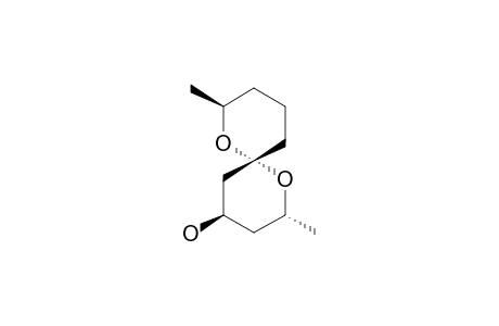 (2SR,4SR,6RS,8SR)-2,8-DIMETHYL-1,7-DIOXASPIRO-[5.5]-UNDECAN-4-OL