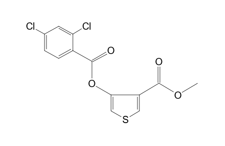 4-hydroxy-3-thiophenecarboxylic acid, methyl ester, 2,4-dichlorobenzoate