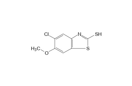 5-chloro-6-methoxy-2-benzothiazolethiol