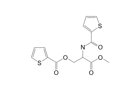 L-Serine, N,o-bis(2-thienylcarbonyl)-, methyl ester