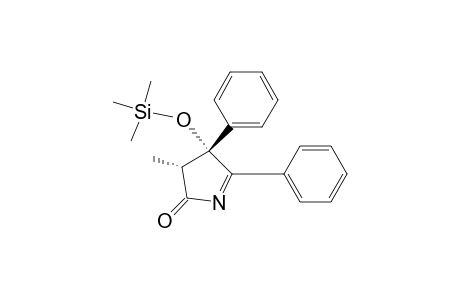 2H-Pyrrol-2-one, 1,5-dihydro-3-methyl-4,5-diphenyl-5-[(trimethylsilyl)oxy]-