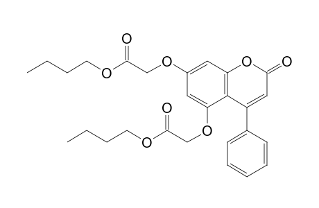 butyl {[5-(2-butoxy-2-oxoethoxy)-2-oxo-4-phenyl-2H-chromen-7-yl]oxy}acetate