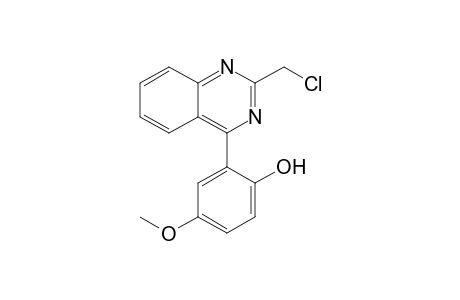 2-Chloromethyl-4-(2-hydroxy-5-methoxyphenyl)quinazoline