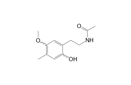 2C-D-M (O-demethyl-N-acetyl-) MS2