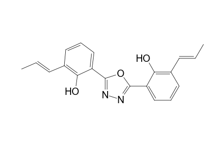 2,5-Bis[2-Hydroxy-3-(trans-1-propenyl)phenyl]-1,3,4-oxadiazole