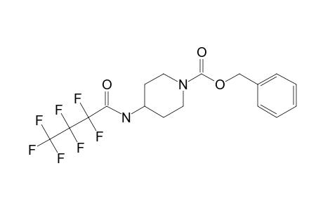 1-Benzyloxycarbonyl-4-piperidinamine, N-heptafluorobutyryl-