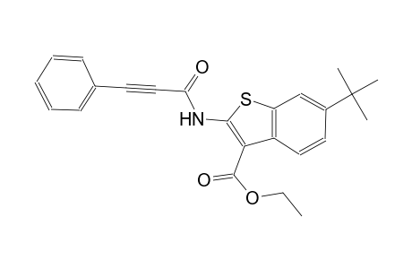 ethyl 6-tert-butyl-2-[(3-phenyl-2-propynoyl)amino]-1-benzothiophene-3-carboxylate