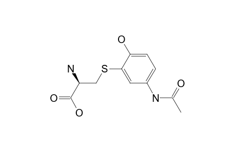 (2R)-3-(5-acetamido-2-hydroxy-phenyl)sulfanyl-2-amino-propanoic acid