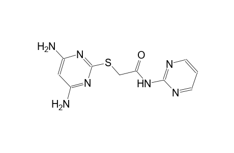 2-[(4,6-diamino-2-pyrimidinyl)sulfanyl]-N-(2-pyrimidinyl)acetamide