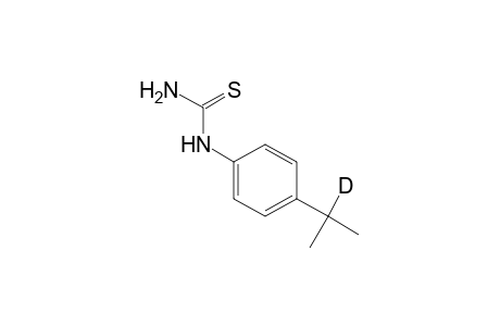 1-(p-cumenyl-d1)-2-thiourea