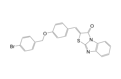 (2Z)-2-{4-[(4-bromobenzyl)oxy]benzylidene}[1,3]thiazolo[3,2-a]benzimidazol-3(2H)-one