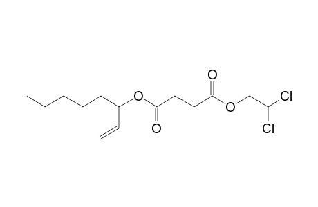 Succinic acid, 2,2-dichloroethyl oct-1-en-3-yl ester