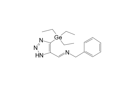 Phenyl-N-((E)-[4-(triethylgermyl)-1H-1,2,3-triazol-5-yl]methylidene)methanamine