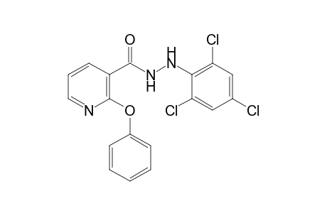 2-phenoxynicotinic acid, 2-(2,4,6-trichlorophenyl)hydrazide